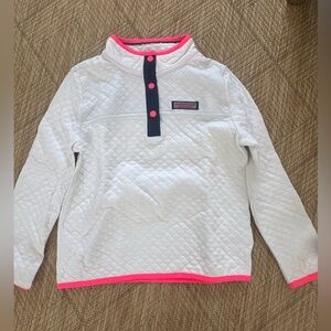 Girls' Quilted Pullover